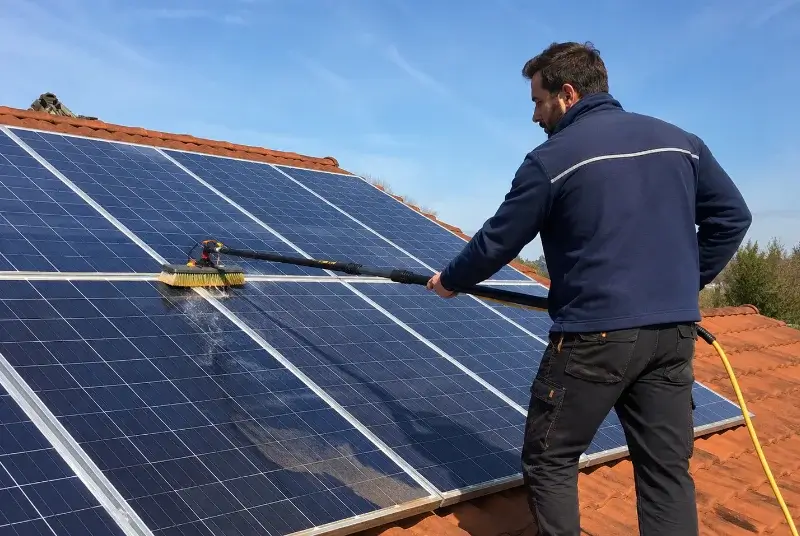 Nettoyage et entretien de panneaux solaires à Pissotte